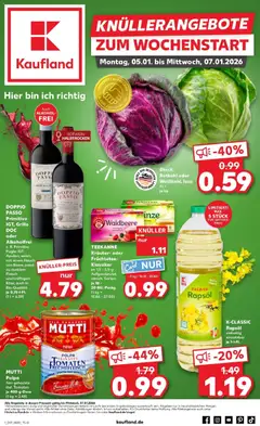 Vorschau von dem Prospekt des Geschäftes Kaufland, gültig ab dem 05.01.2026