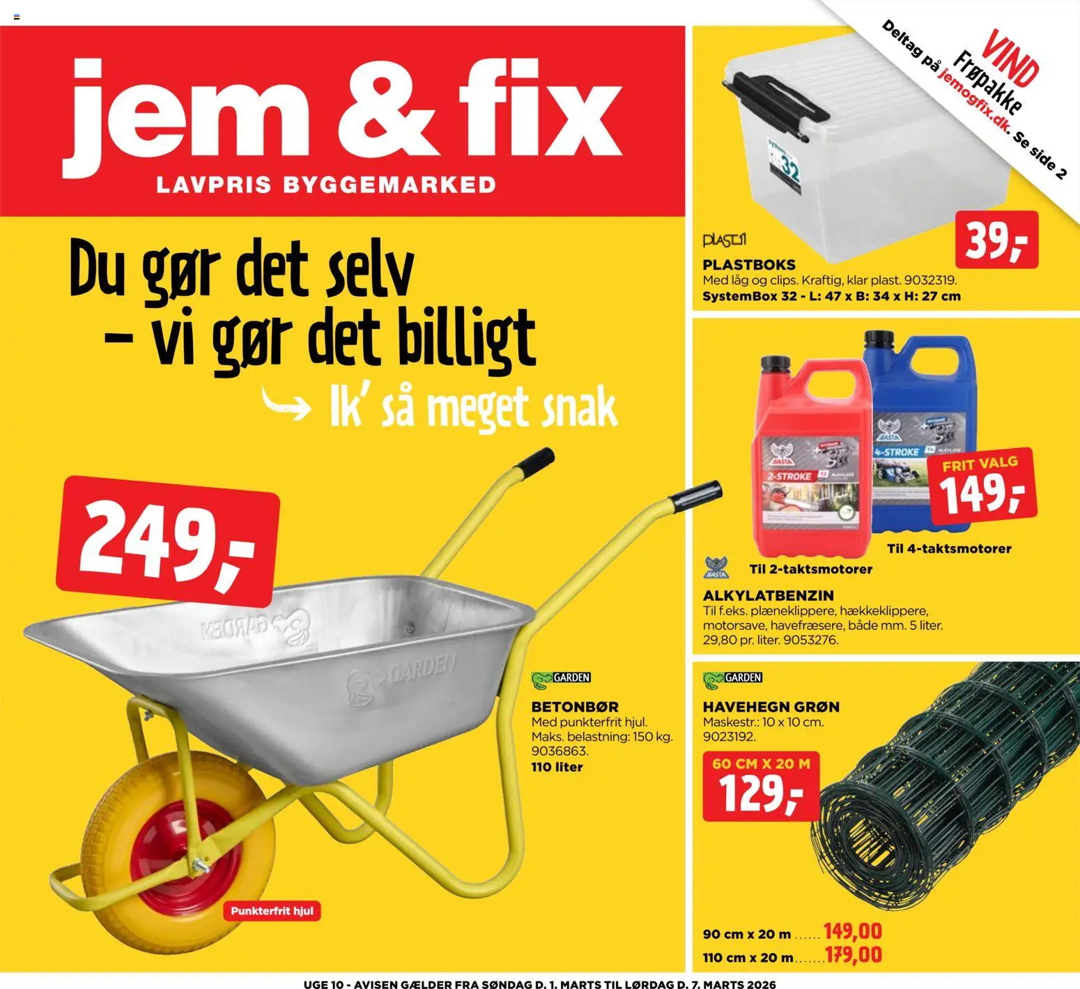 Eksempel på tilbudsavis Jem & fix - Tilbudsavis fra butik Jem & fix gyldig fra 01/03/2026
