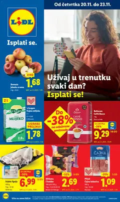 Pregled letka Super ponuda trgovine Lidl vrijedi od 20.11.2025