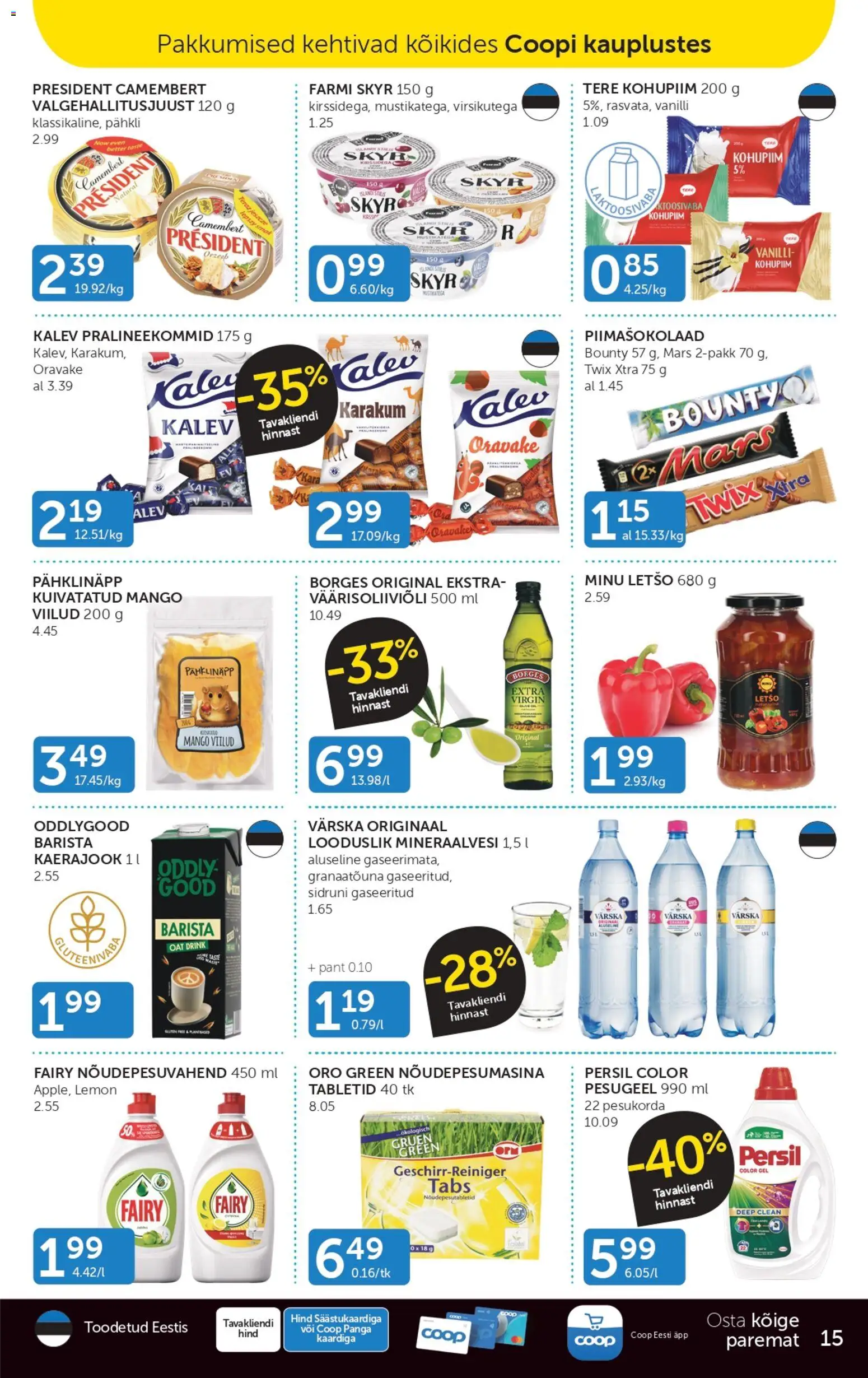 Coop kliendilehe eelvaade alates 2026.01.06