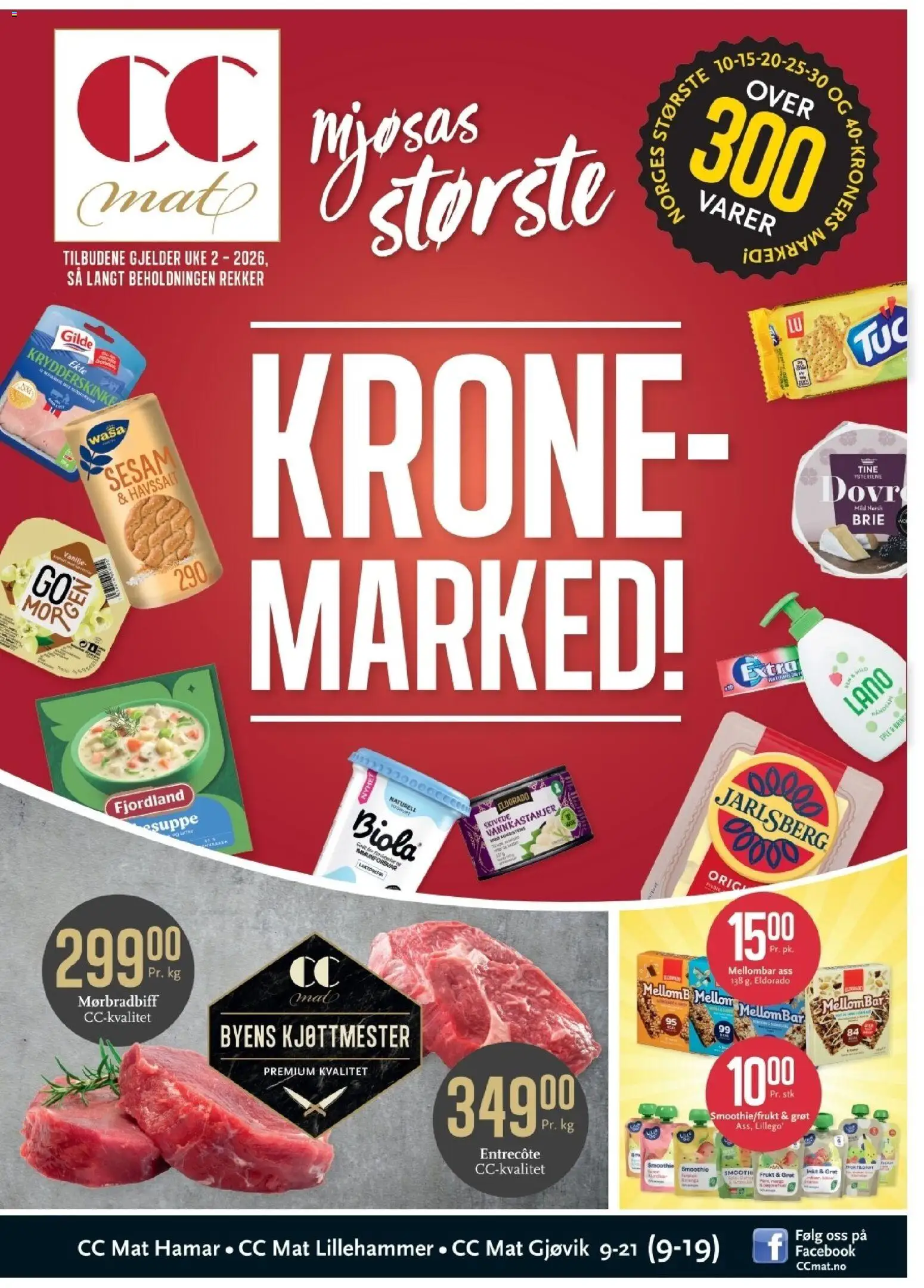 Forhåndsvis Kundeavis fra butikk CC Mat gyldig fra 05/01/2026