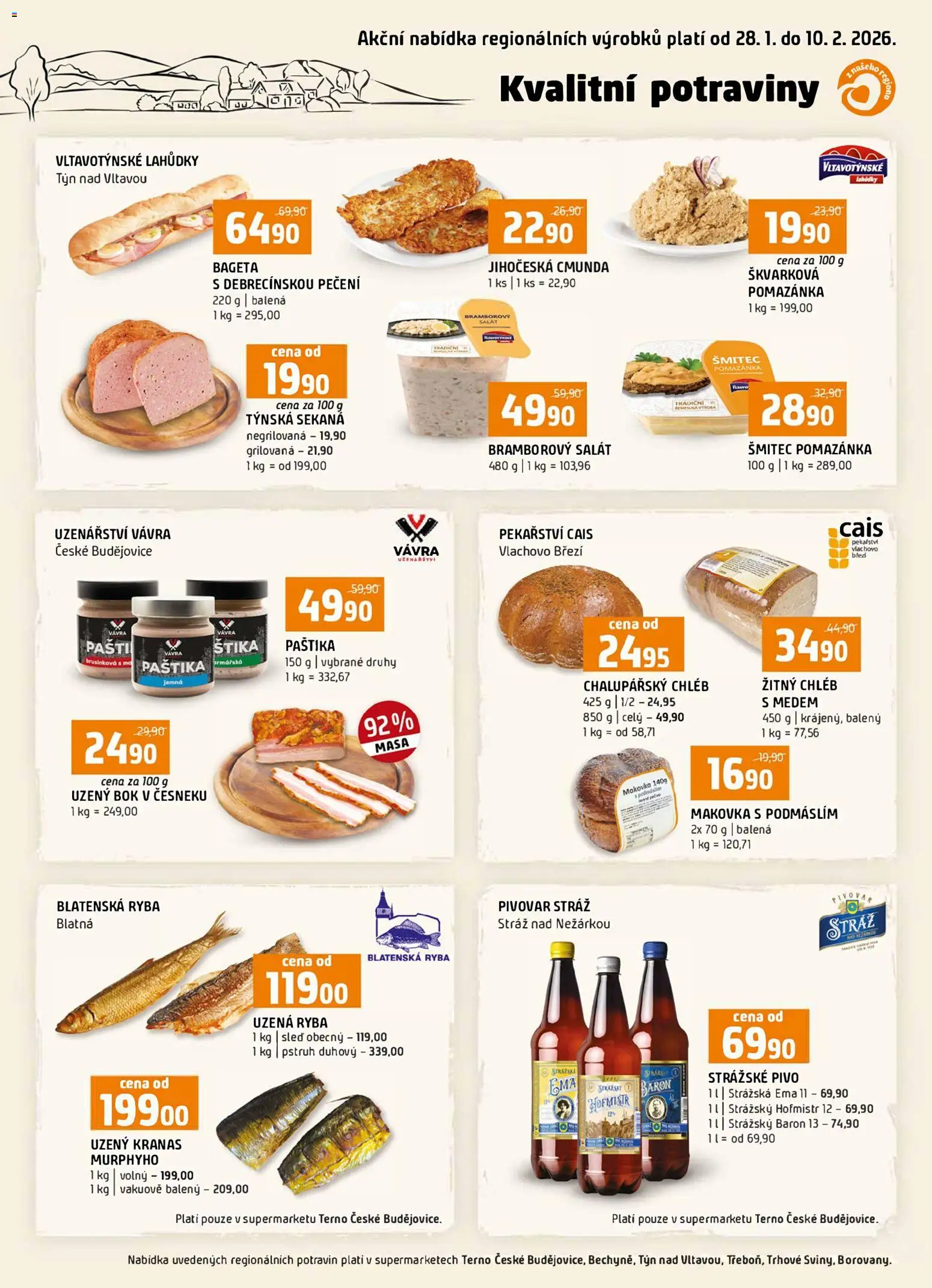 Náhled nabídky: Terno Kvalitní potraviny z našeho regionu platný od 28.01.2026