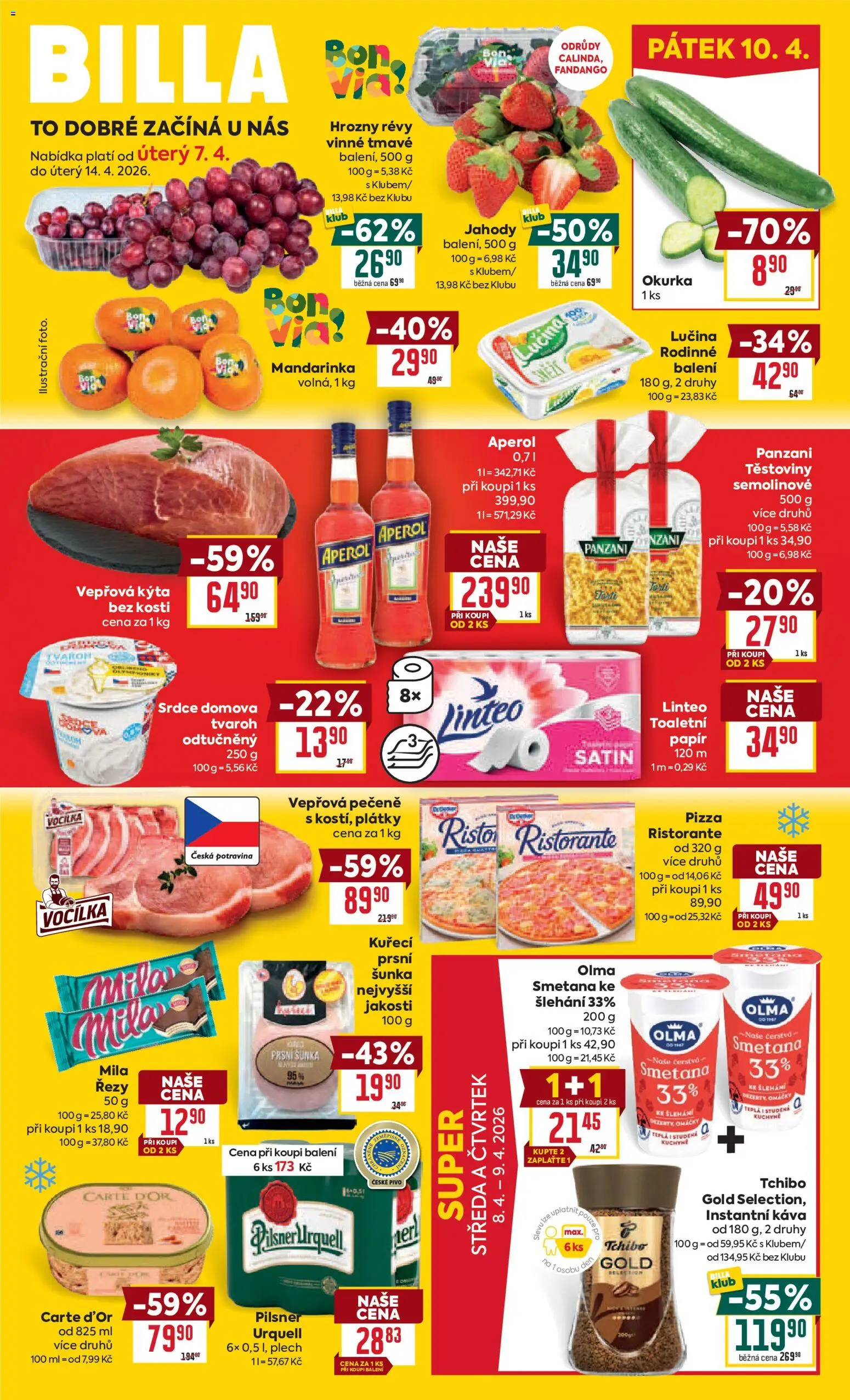 Náhled nabídky: Billa Billa Malý leták platný od 07.04.2026