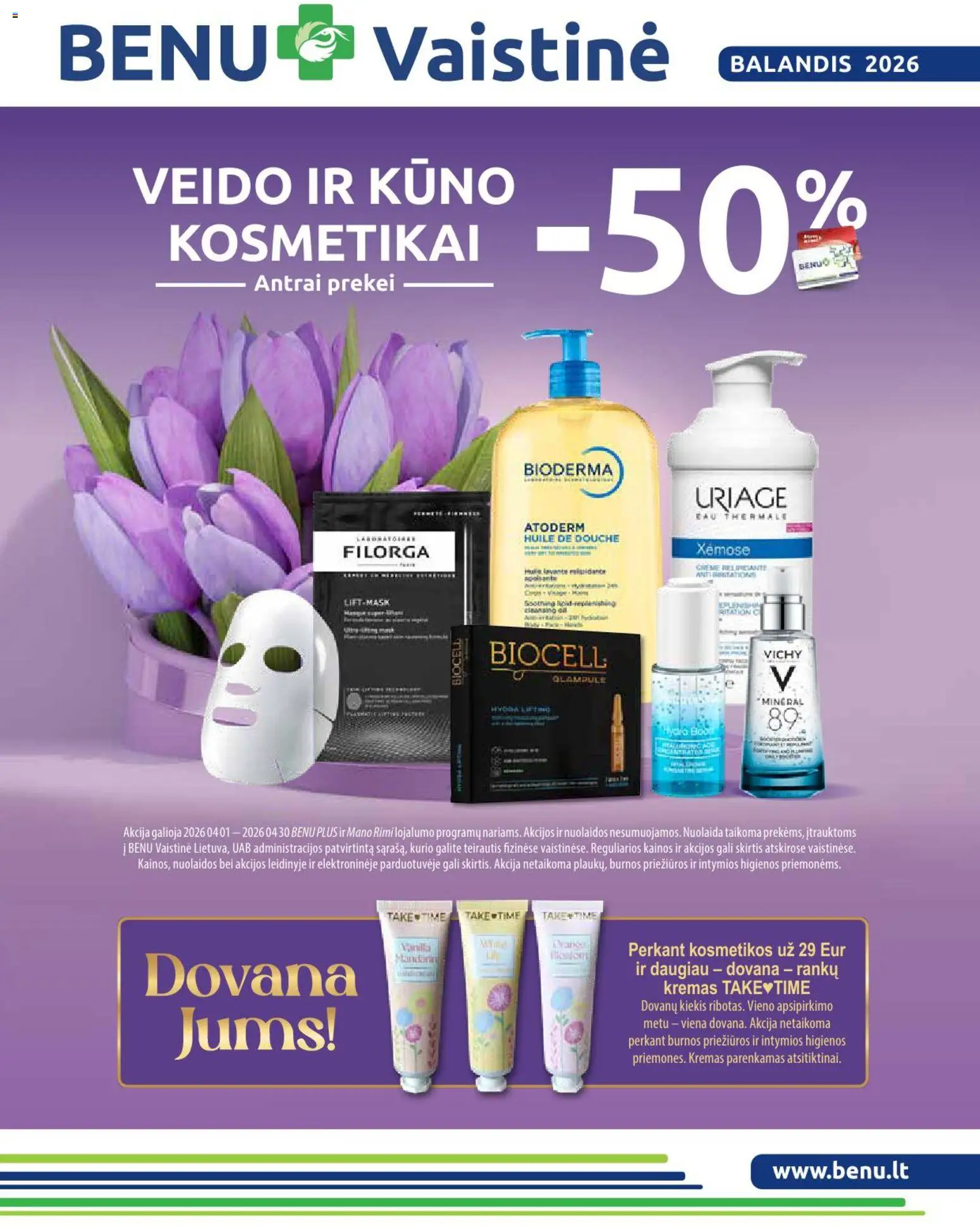 BENU parduotuvės leidinio BENU leidinys galiojančio nuo 2026.04.01 peržiūra