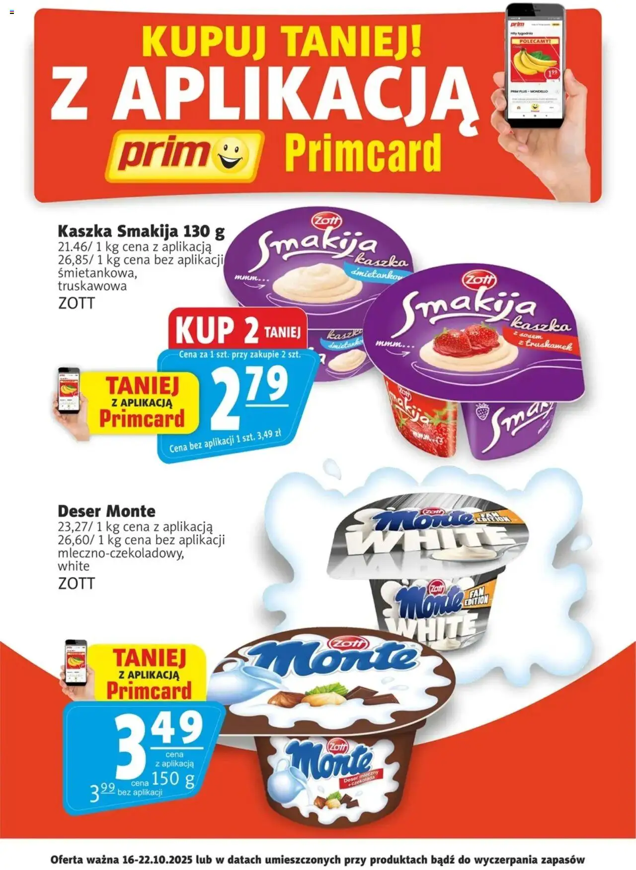 Prim Market Promocje Primcard od 16.10.2025 - Nowa Gazetka - Numer strony 1
