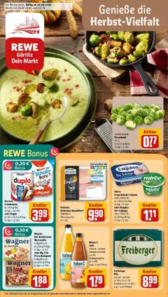 Vorschau von dem Prospekt des Geschäftes Rewe, gültig ab dem 19.10.2025