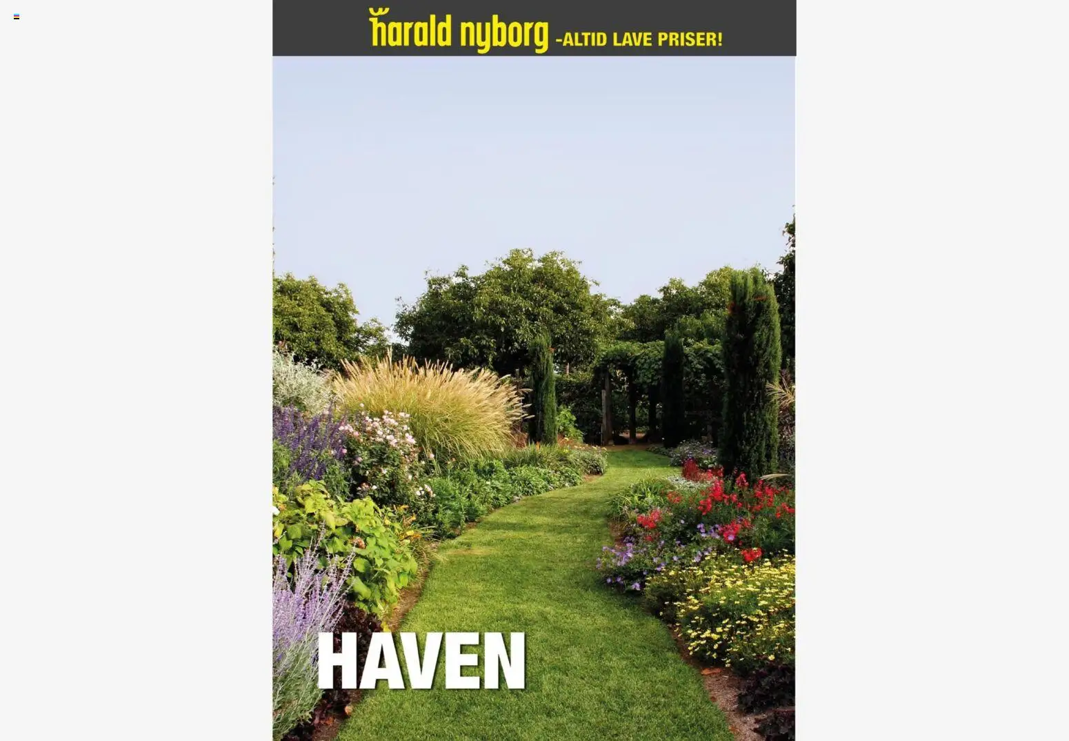 Eksempel på tilbudsavis Harald Nyborg - Haven fra butik Harald Nyborg gyldig fra 05/03/2026