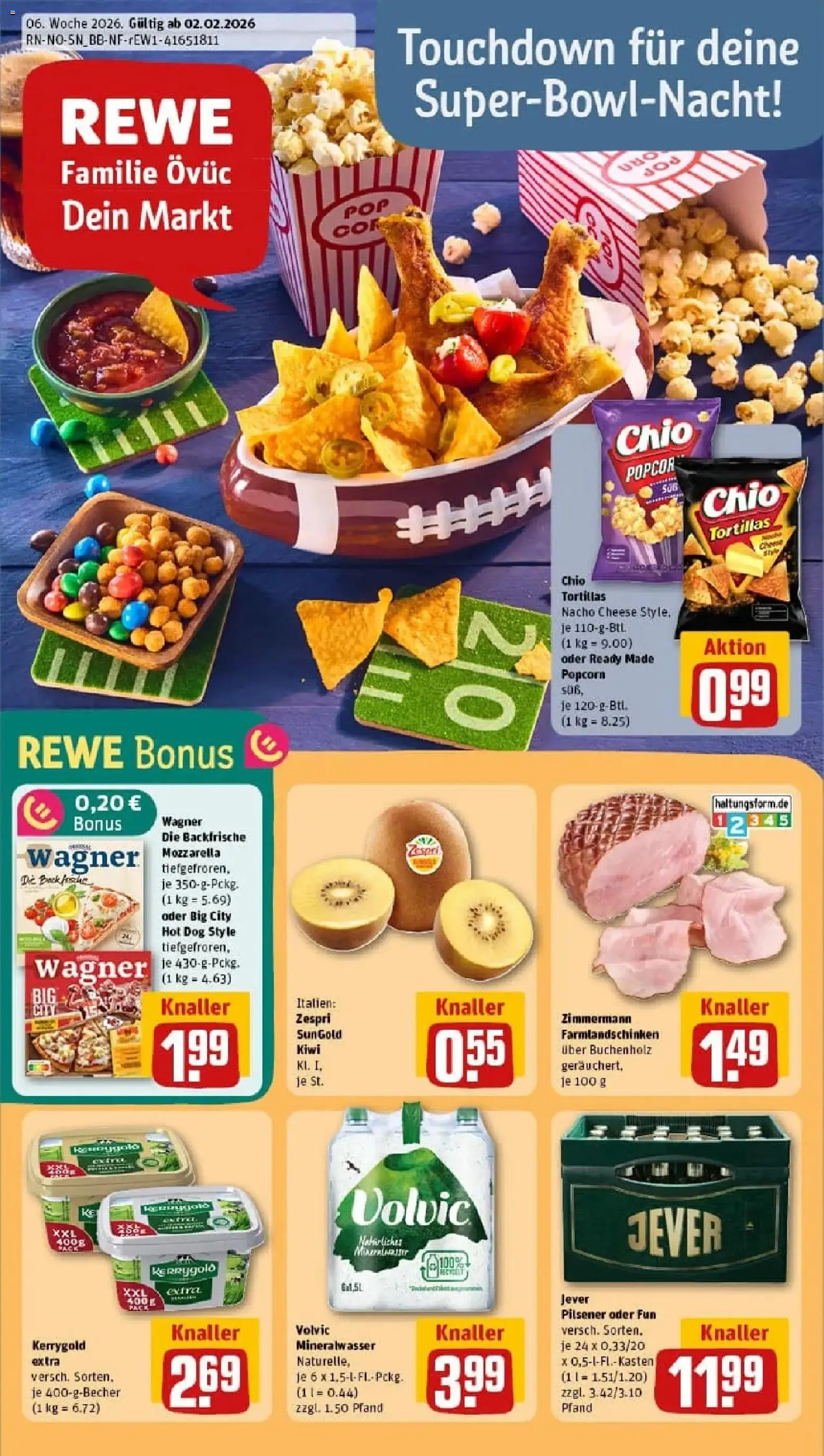 Vorschau von dem Prospekt des Geschäftes Rewe, gültig ab dem 02.02.2026