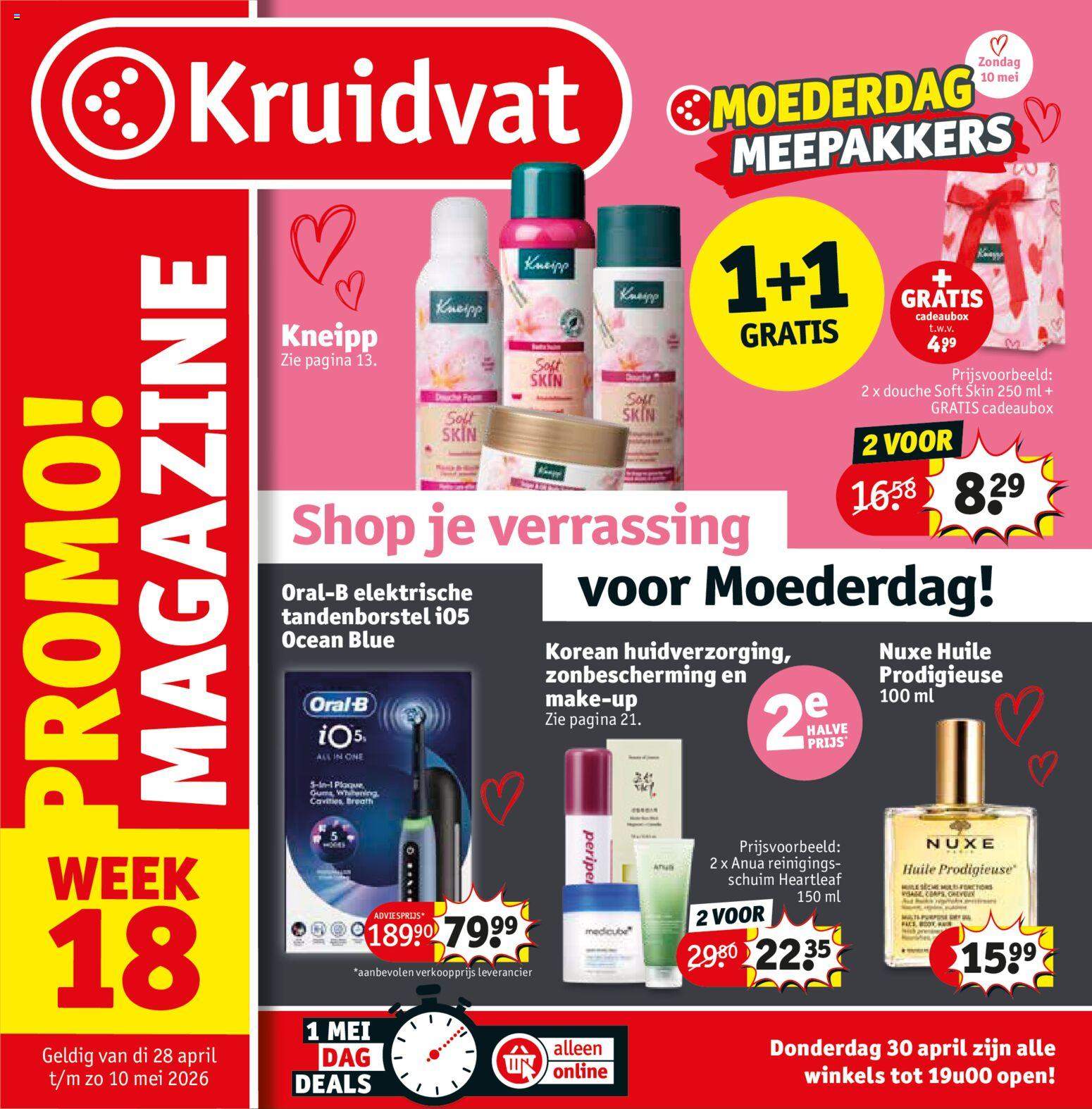 Nieuwe Kruidvat folder 28/04