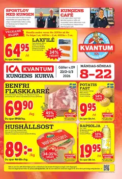 Förhandsgranska reklamblad Kungens Kurva från butik ICA Kvantum gäller från 23/02/2026