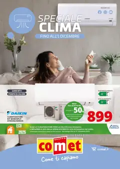 Anteprima dell'opuscolo Volantino Clima dal negozio Comet valido da 15/11/2025