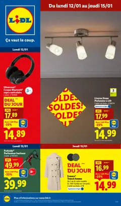 Prévisualisation de Soldes Lidl : Jusqu'à -75% du magasin LIDL formulaire valide 12/01/2026