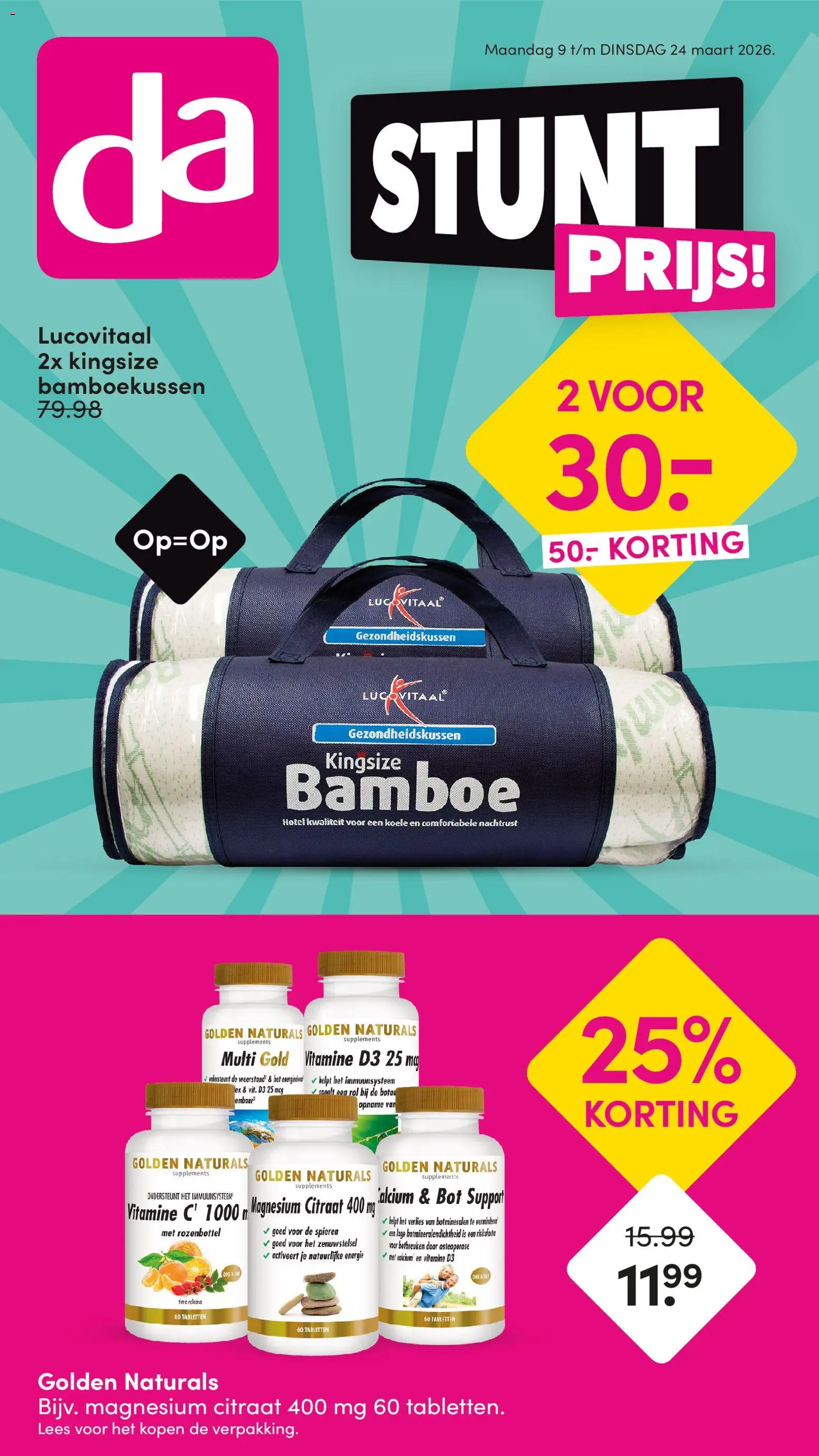 Voorbeeld van Da folder van winkel Da geldig vanaf 09-03-2026