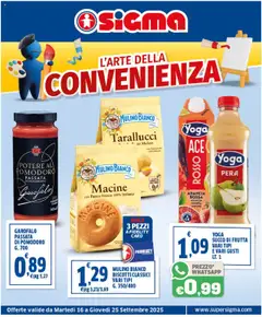 Anteprima dell'opuscolo Attuale volantino dal negozio SIGMA valido da 16/09/2025