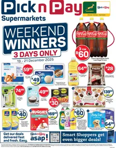 Preview of Pick n Pay flyer valid from 19/12/2025