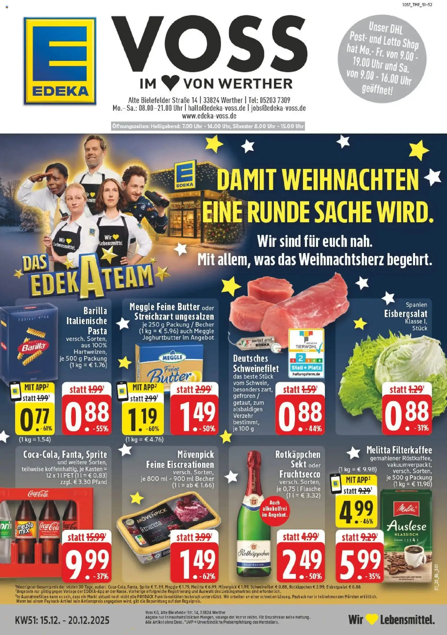 Vorschau von dem Prospekt des Geschäftes Edeka, gültig ab dem 15.12.2025