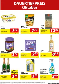 Vorschau der Angebote: Nah und Frisch Dauertiefpreis Oktober gültig ab 01.10.2025