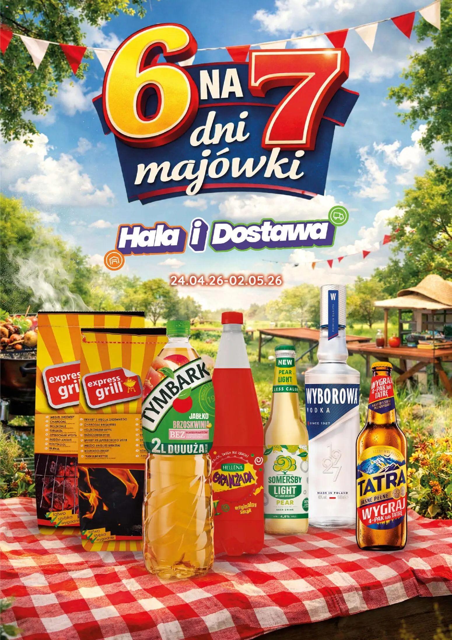 Pogląd gazetki "Eurocash gazetka - 6 na 7 dni majówki" ze sklepu Eurocash ważnej od 24.04.2026