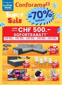 Vorschau des Merkblatts Aktionen vom Shop Conforama gültig von 31.12.2025 bis 13.01.2026