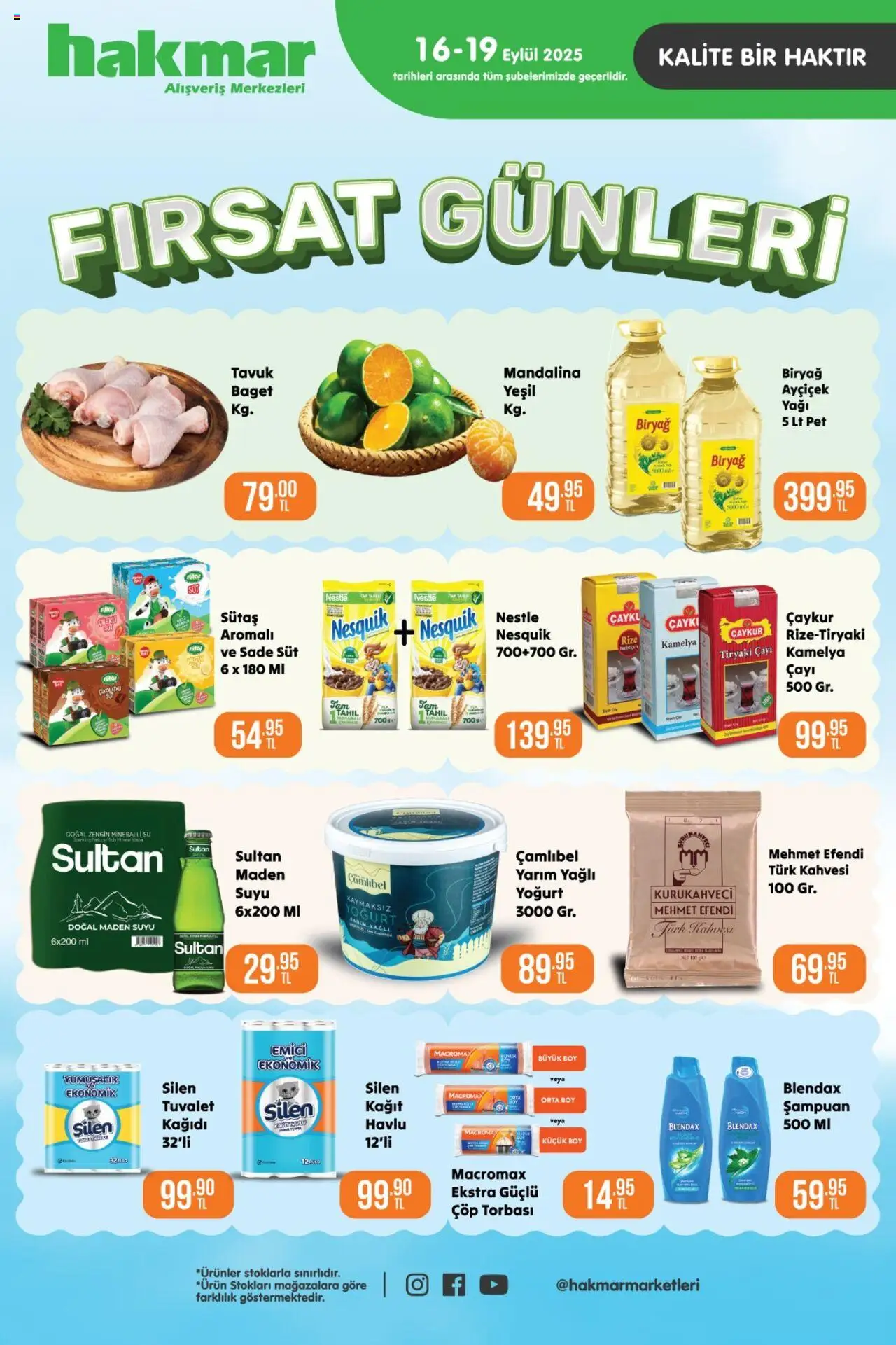 Hakmar Fırsat Günleri (16 - 19 Eylül 2025) - Sayfa numarası 1