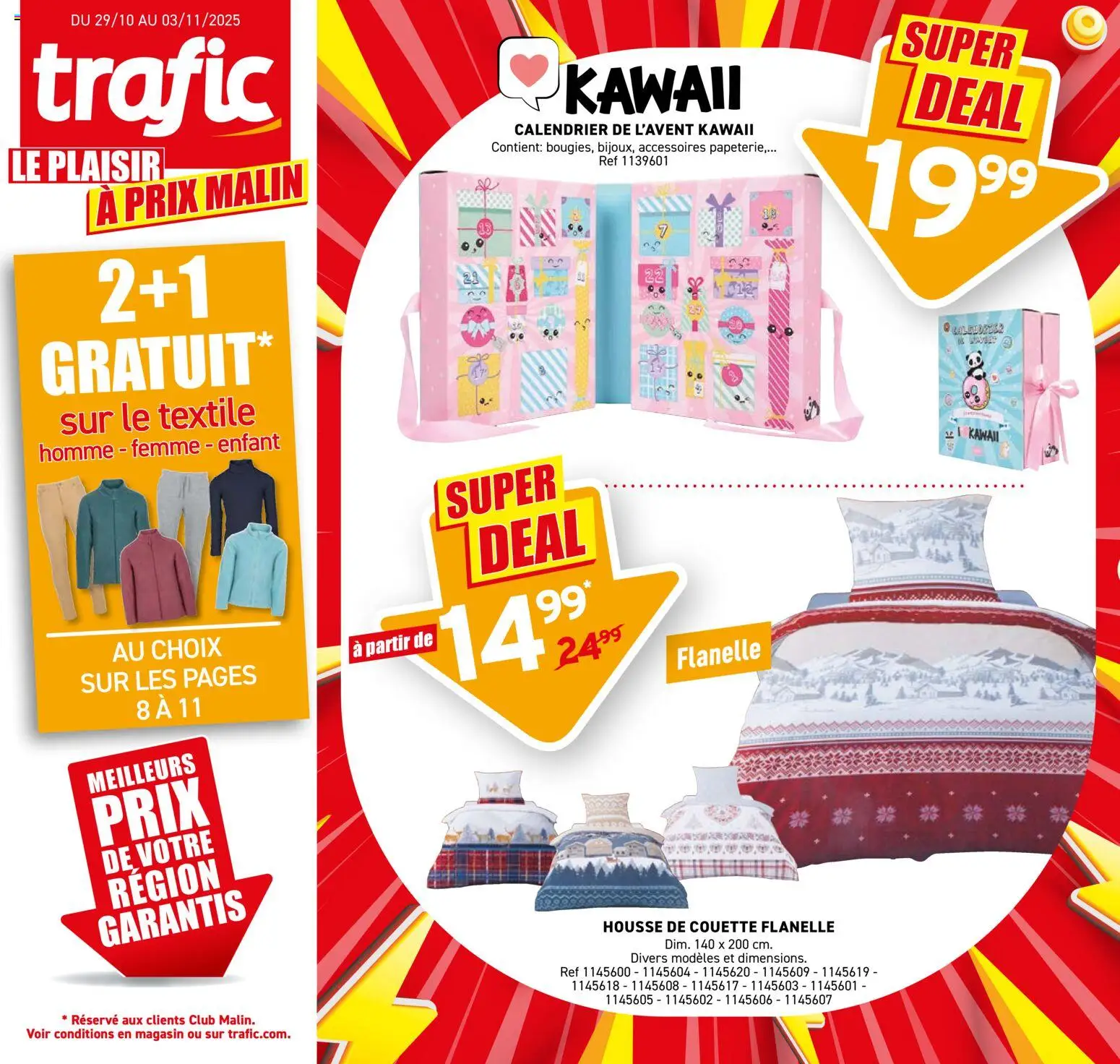 Voorbeeld van Publicité van winkel Trafic geldig vanaf 29/10/2025