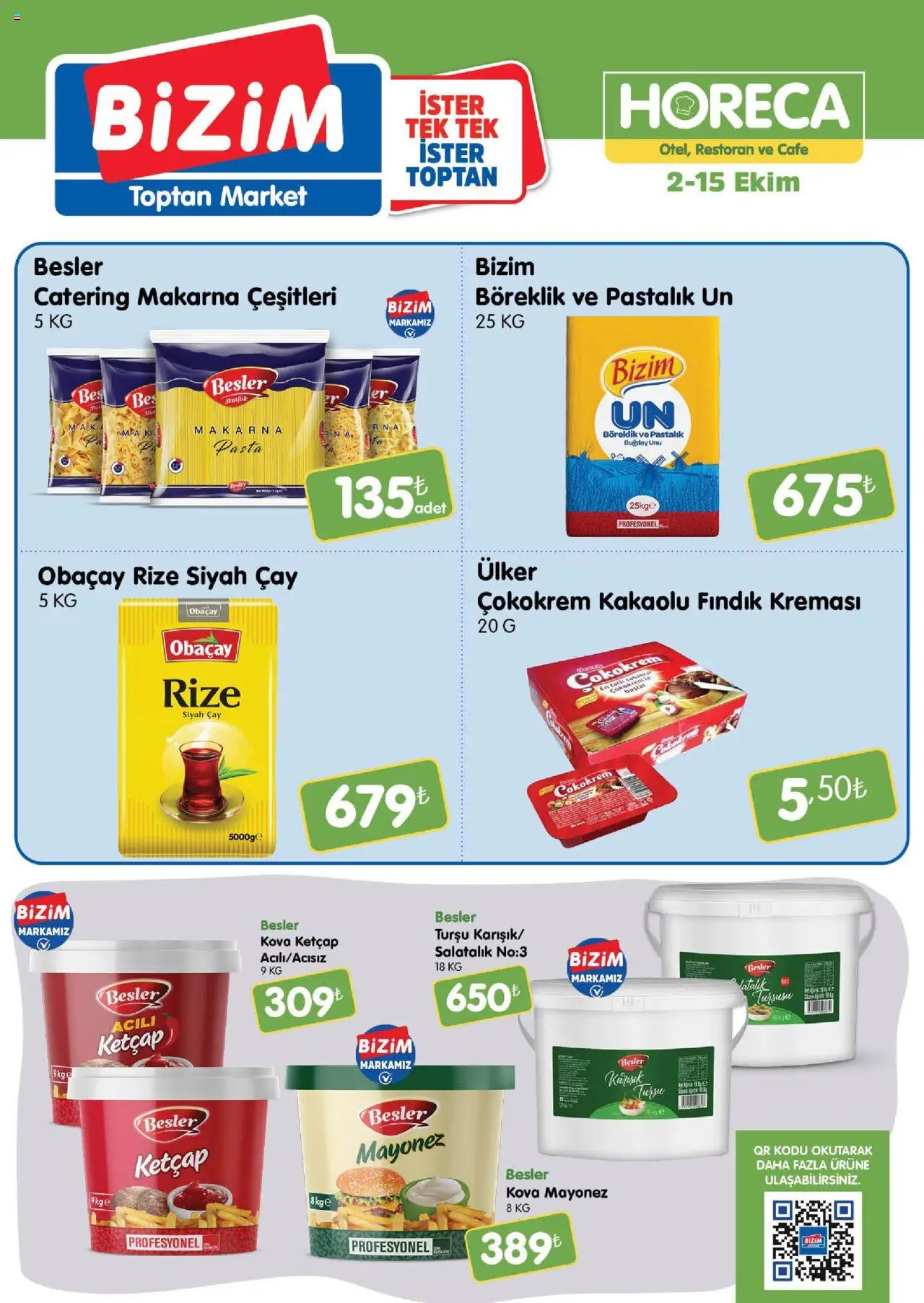 Bizim Toptan Horeca kataloğu (02 - 15 Ekim 2025) - Sayfa numarası 1
