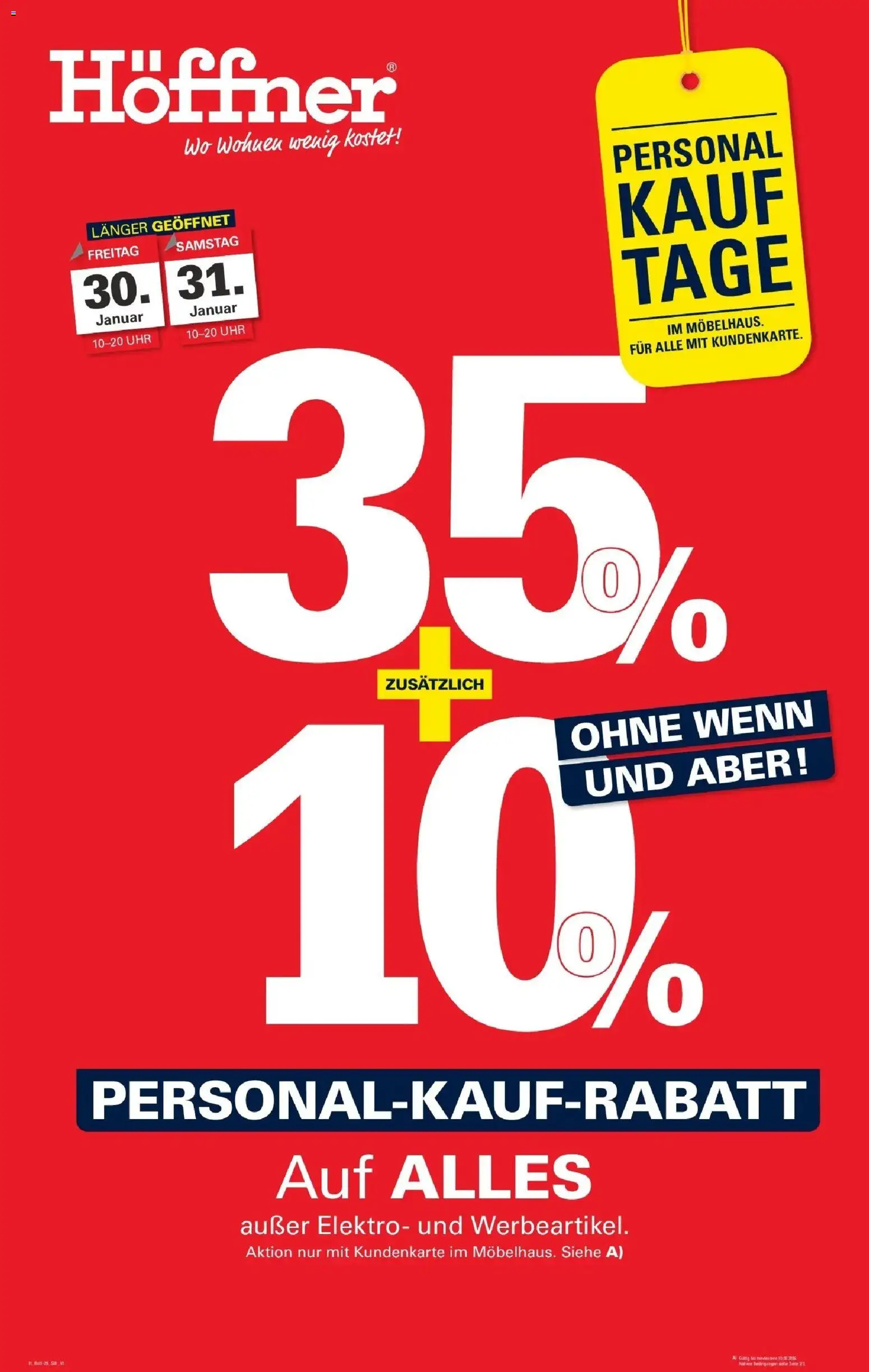 Vorschau von dem Prospekt des Geschäftes Höffner, gültig ab dem 28.01.2026 - Uhr