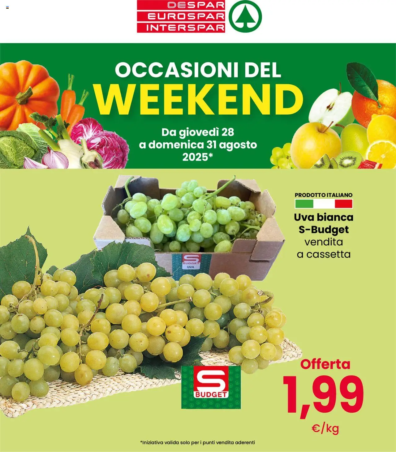 Volantino Despar valido da 28/08/2025 numero di pagina 1