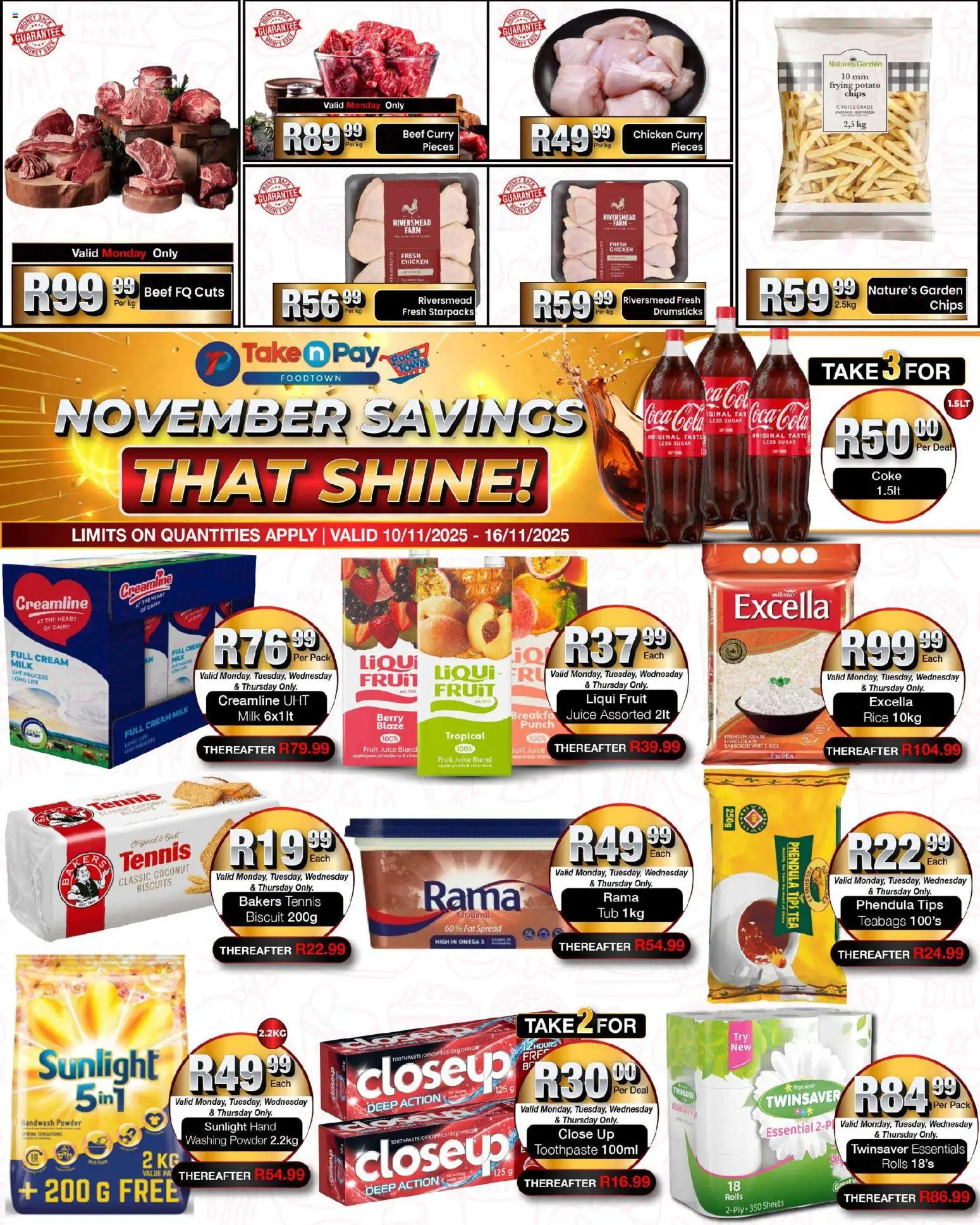 Preview of Take n Pay flyer valid from 10/11/2025