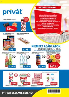PRIVÁT - Akciós újság PRIVÁT megtekintése, amely érvényes 2025.09.04.-től