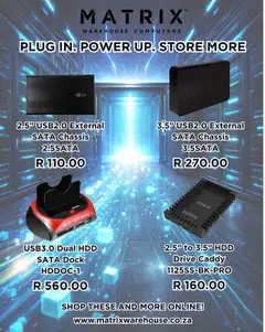 Preview of Matrix Warehouse flyer valid from 13/01/2026