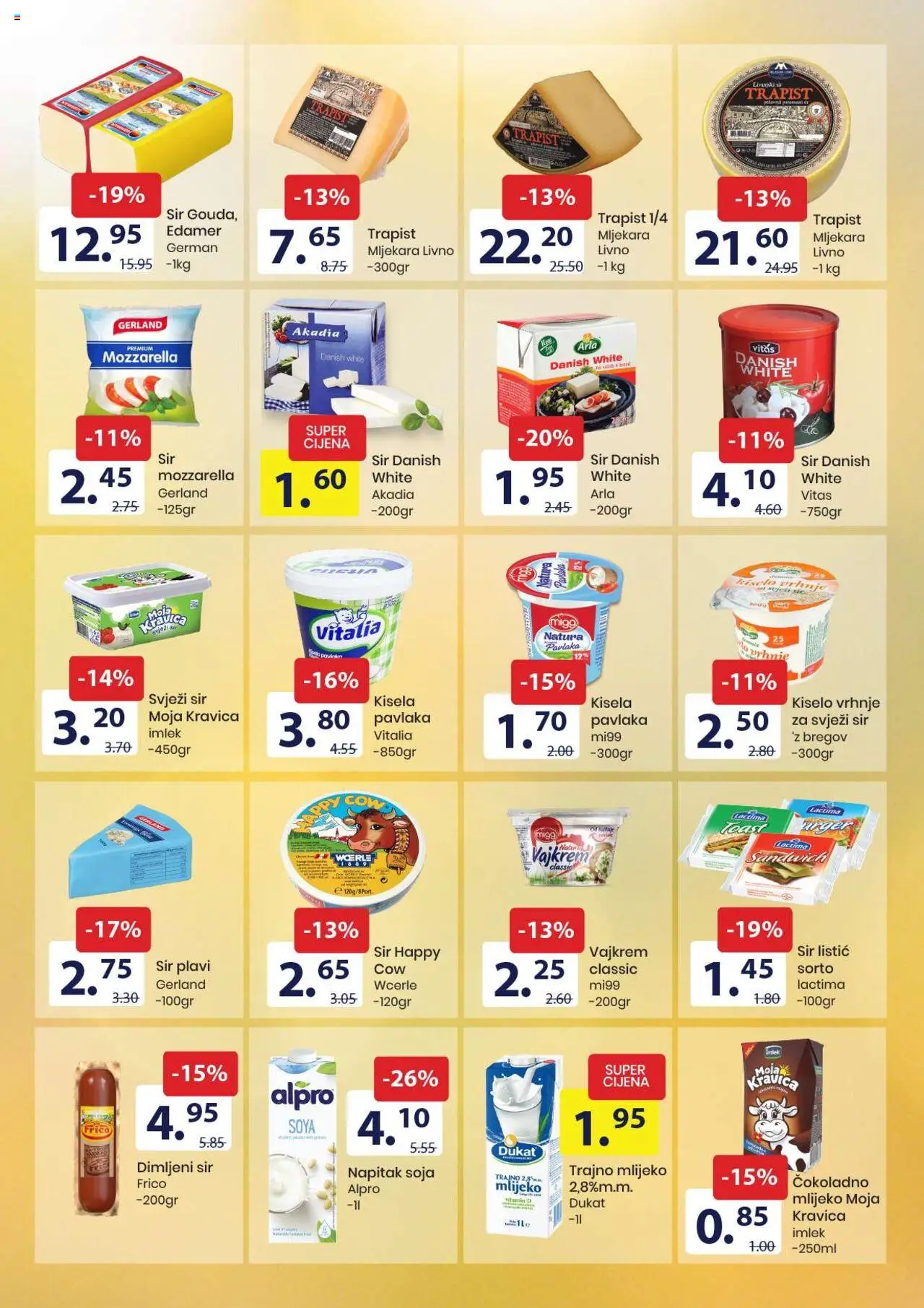 Pregled letka Katalog Prehrana i hemija trgovine FIS vrijedi od 2025.10.10