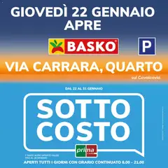 Anteprima dell'opuscolo Volantino Quarto dal negozio Basko valido da 22/01/2026
