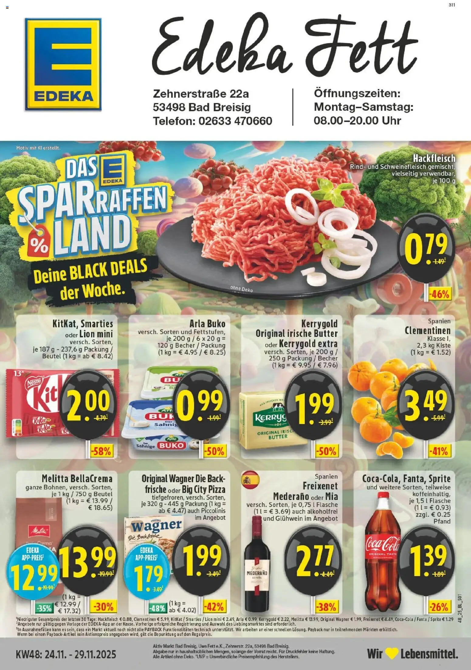 Vorschau von dem Prospekt des Geschäftes Edeka, gültig ab dem 23.11.2025