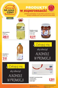 Pogląd gazetki "Makro gazetka - Gotuj się na niskie ceny" ze sklepu Makro ważnej od 13.04.2026