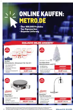 Vorschau von dem Prospekt des Geschäftes Metro, gültig ab dem 27.10.2025