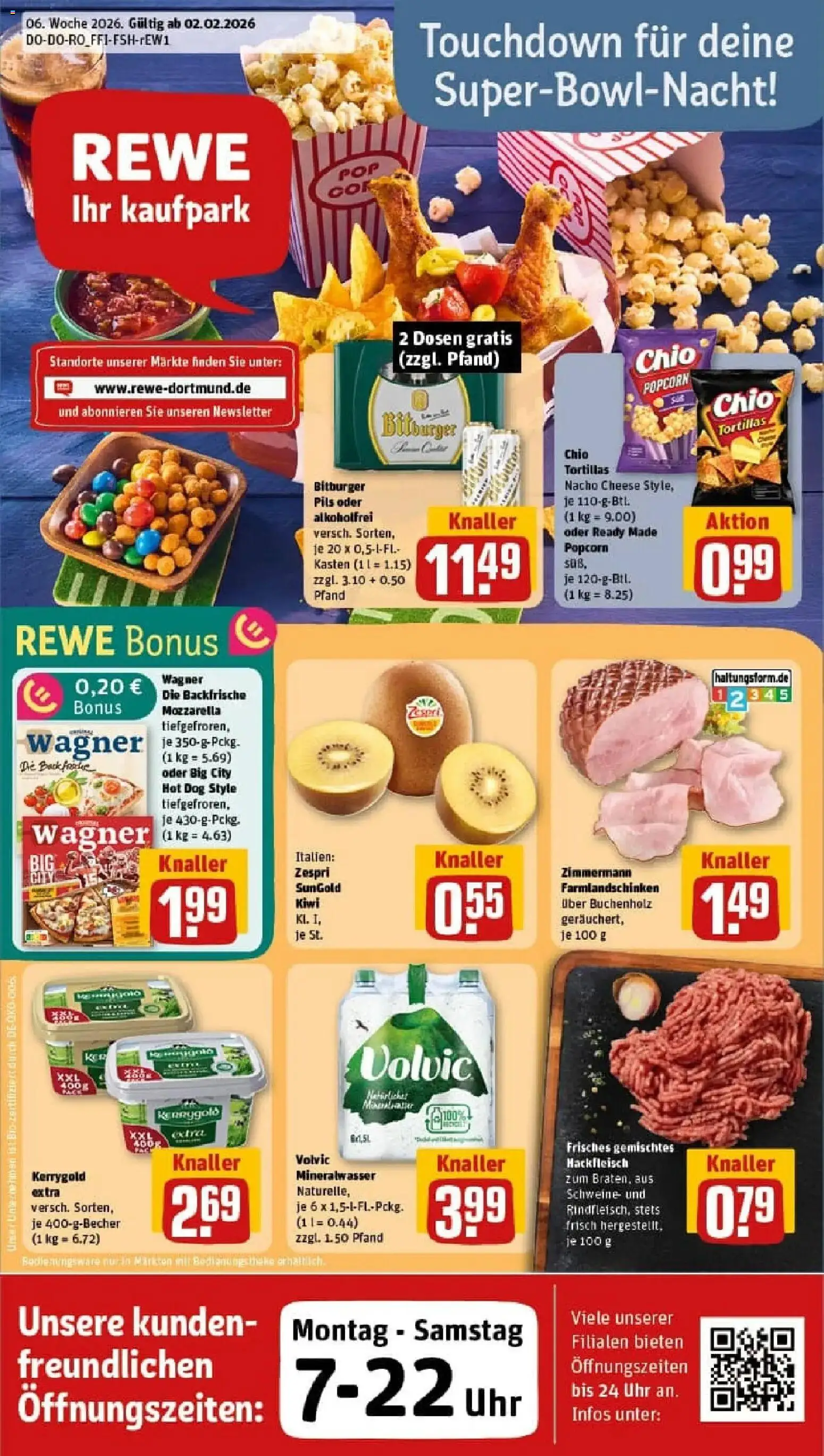 Vorschau von dem Prospekt des Geschäftes Rewe, gültig ab dem 02.02.2026