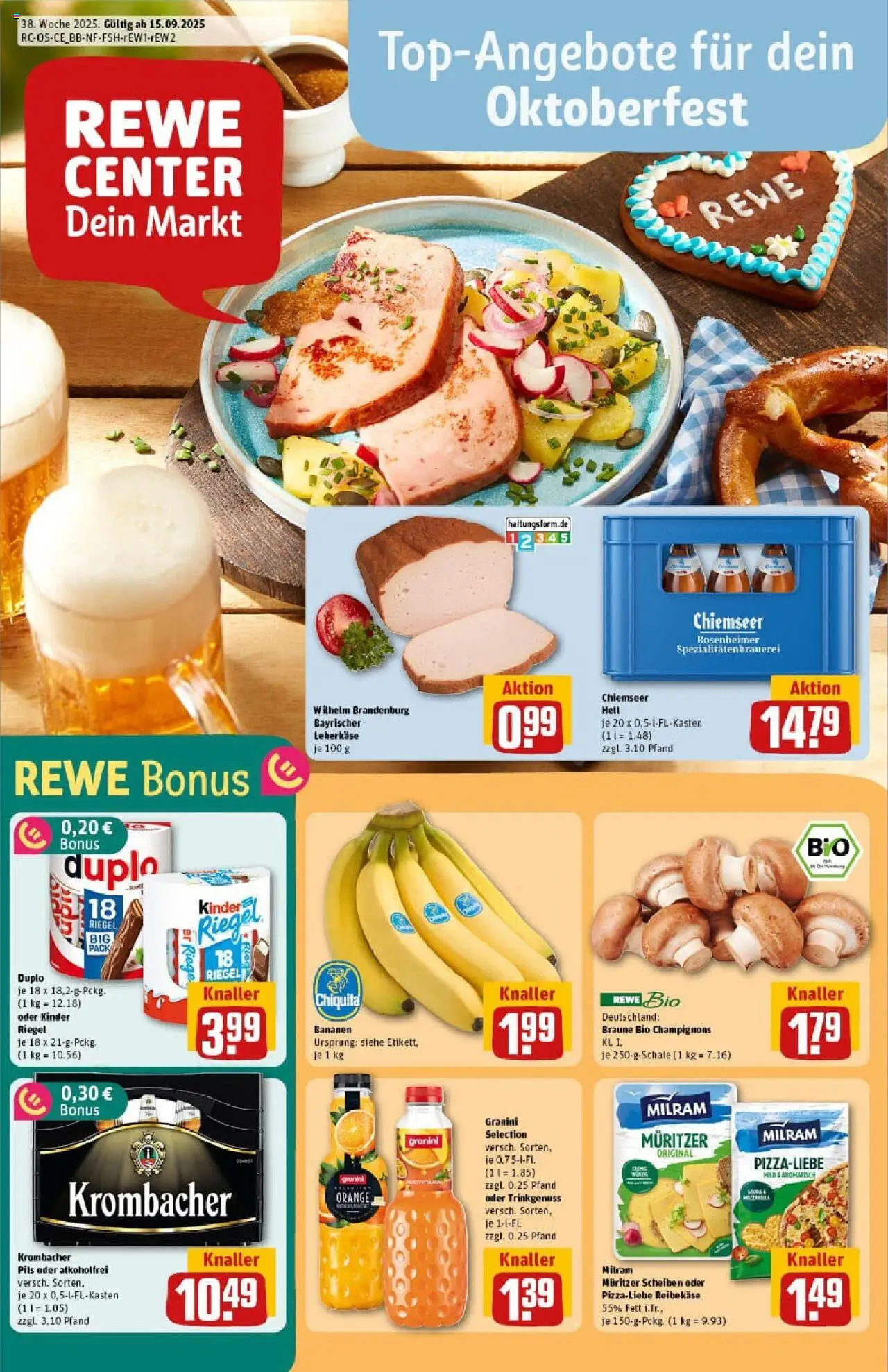 REWE Prospekt ab 14.09.2025 nächste Woche - Prospekt Chemnitz	