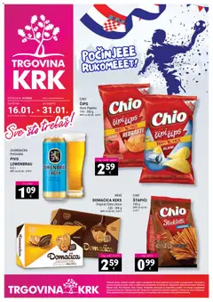 Pregled letka Katalog trgovine Trgovina Krk vrijedi od 16.01.2026