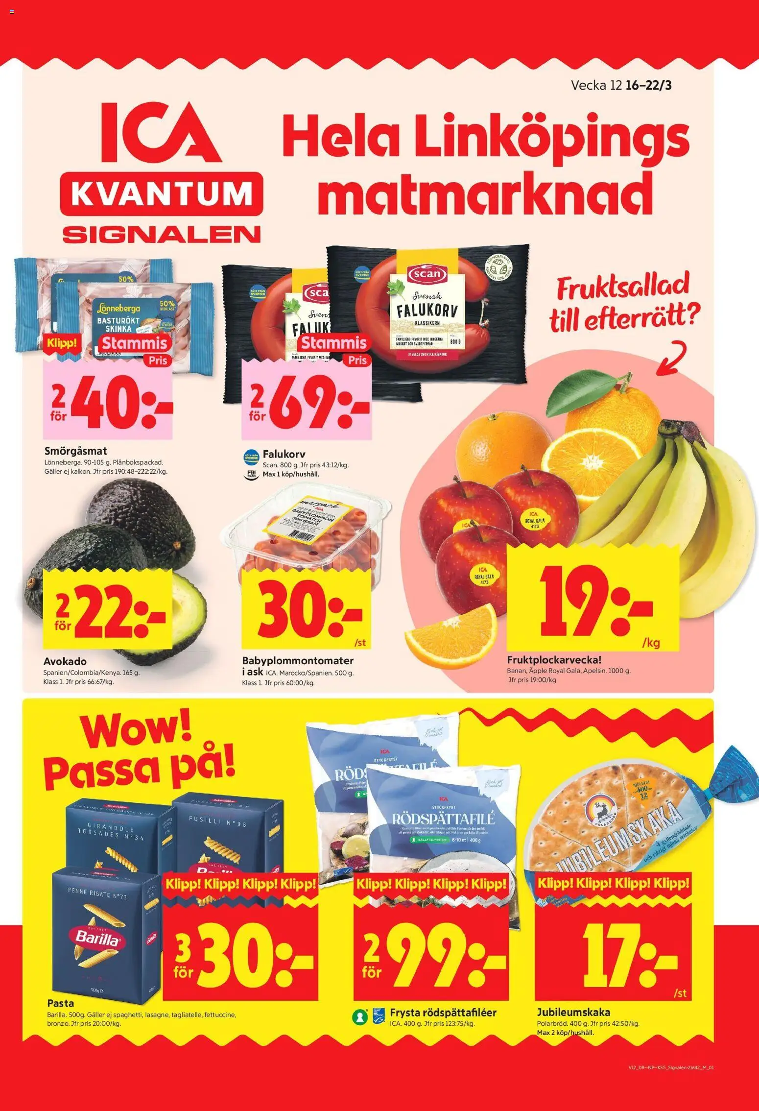 Förhandsgranska reklamblad Linköping från butik ICA Kvantum gäller från 16/03/2026
