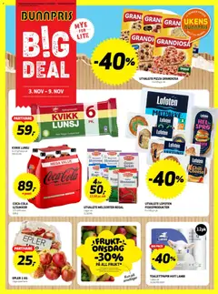 Forhåndsvis Kundeavis Oslo fra butikk Bunnpris gyldig fra 03/11/2025