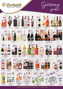 GRUSTE parduotuvės leidinio GRUSTE leidinys - Gėrimų gidas galiojančio nuo 2026.03.01 peržiūra