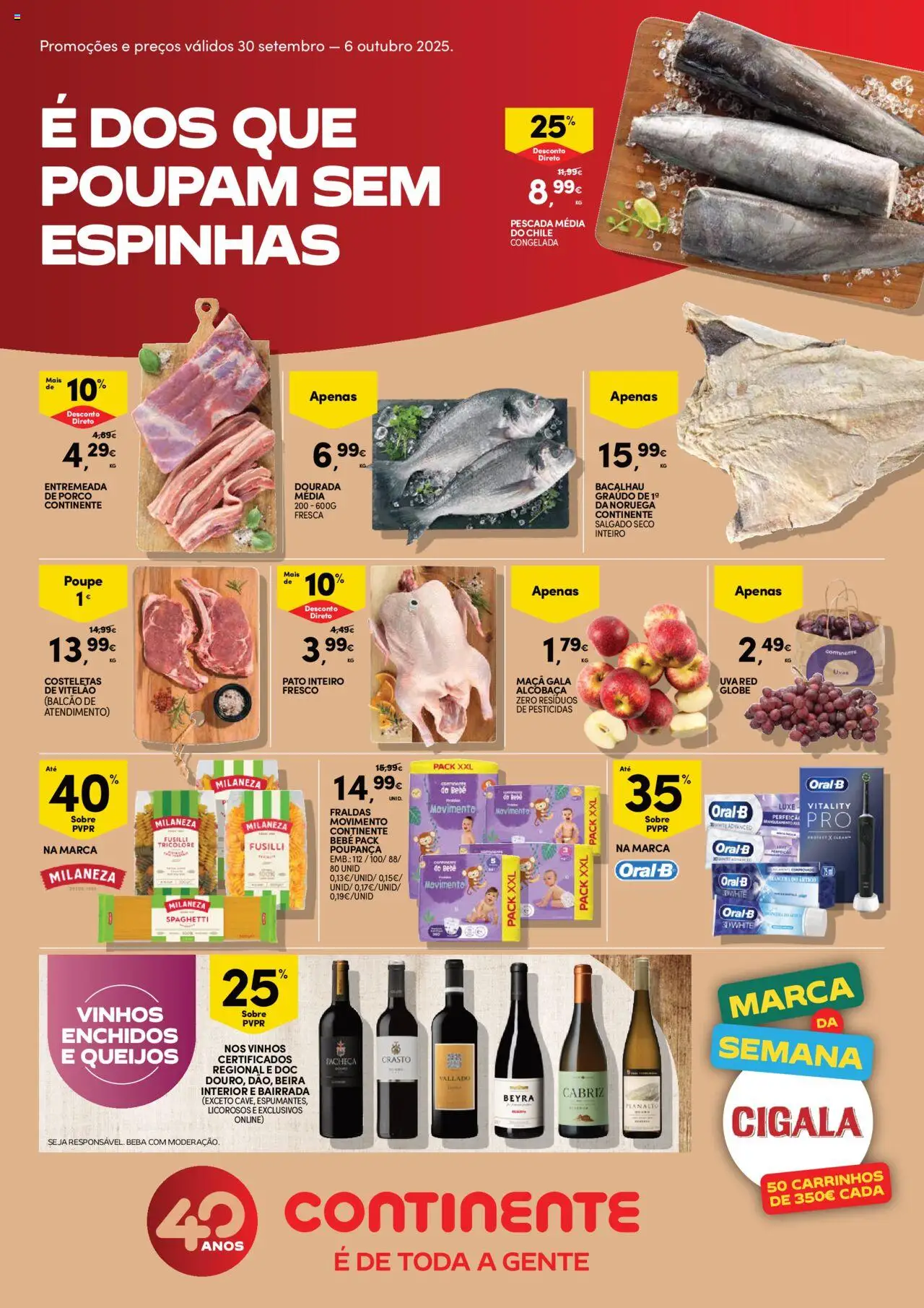 Continente Folheto de 30/09/2025 - catálogo esta semana - página 1