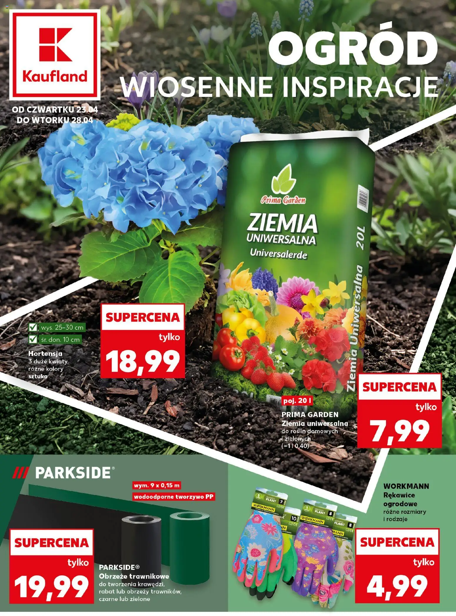 Náhled nabídky: Kaufland Polsko Kaufland Polsko leták - Wiosenne inspiracje platný od 23.04.2026