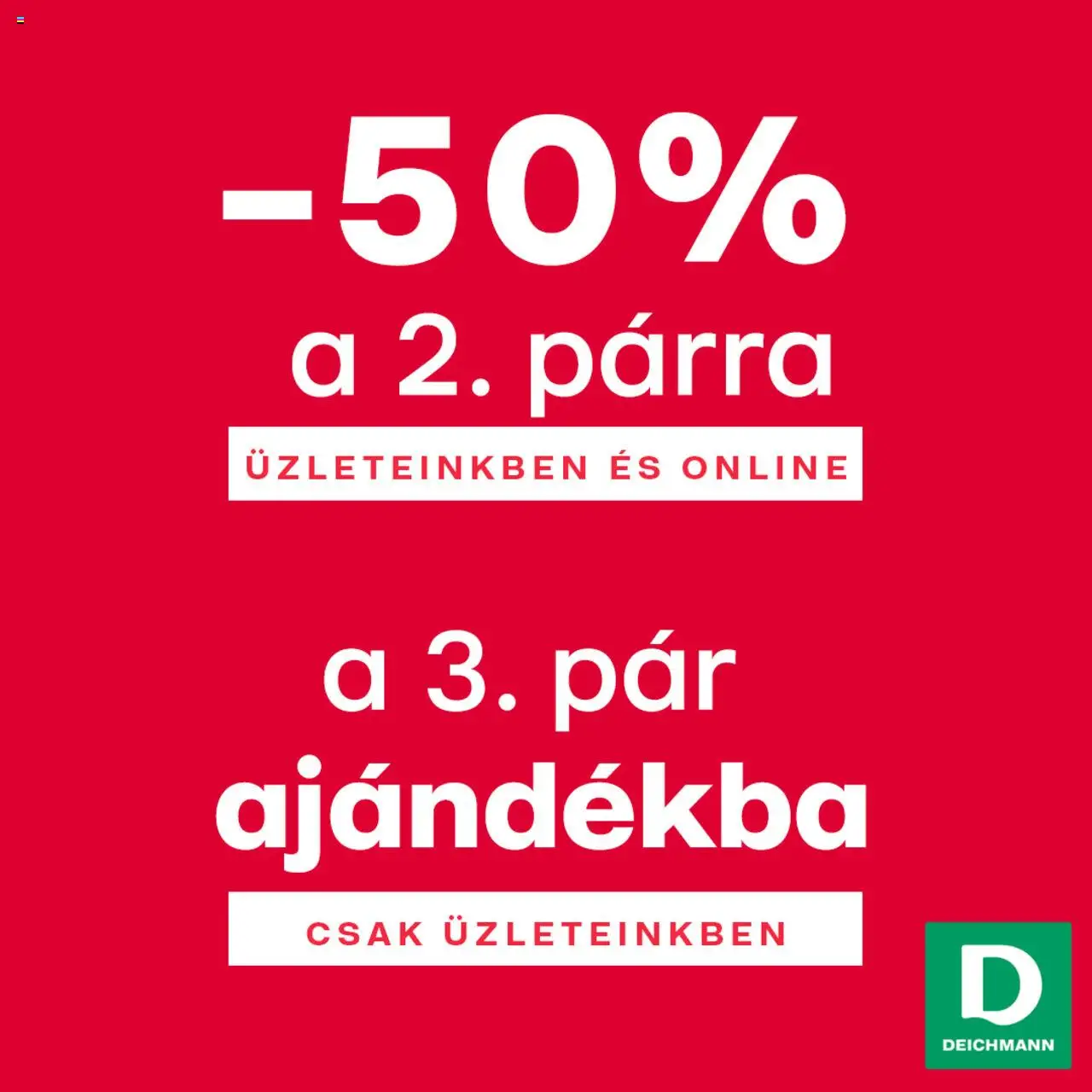 Deichmann aktuális szórólap, érvényes 2025.07.23.-től - 1 oldal