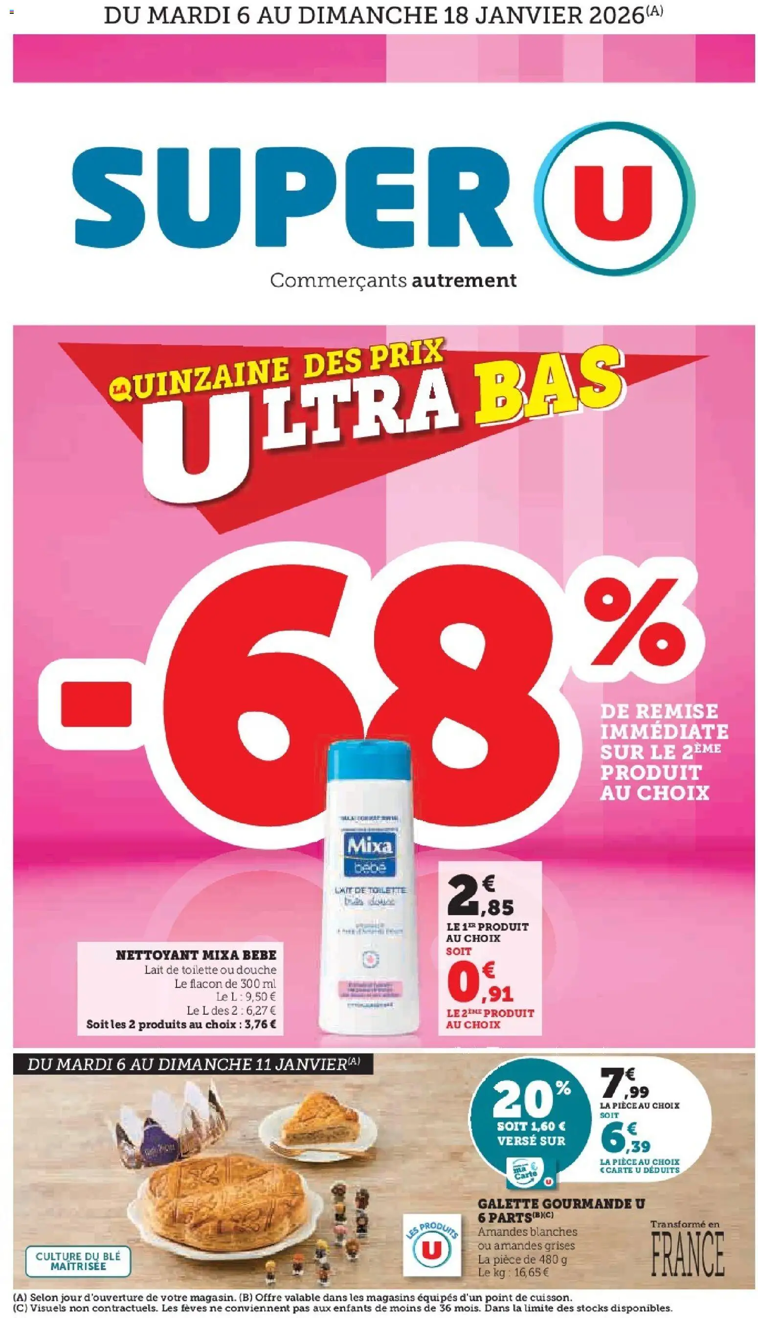 Prévisualisation de Catalogue du magasin Super U formulaire valide 06/01/2026