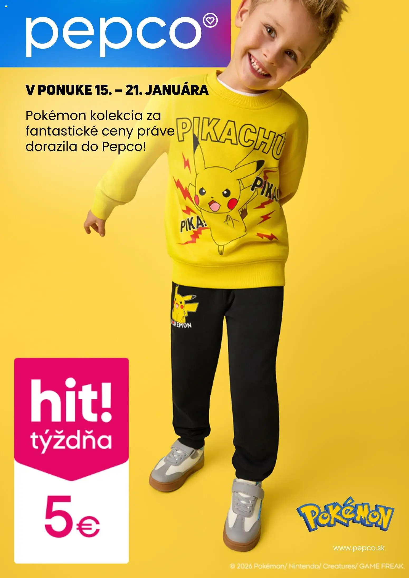 Náhľad Pepco letáku platného od 15.01.2026