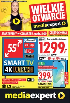Pogląd gazetki "Wielkie otwarcie - Częstochowa" ze sklepu Mediaexpert ważnej od 16.10.2025