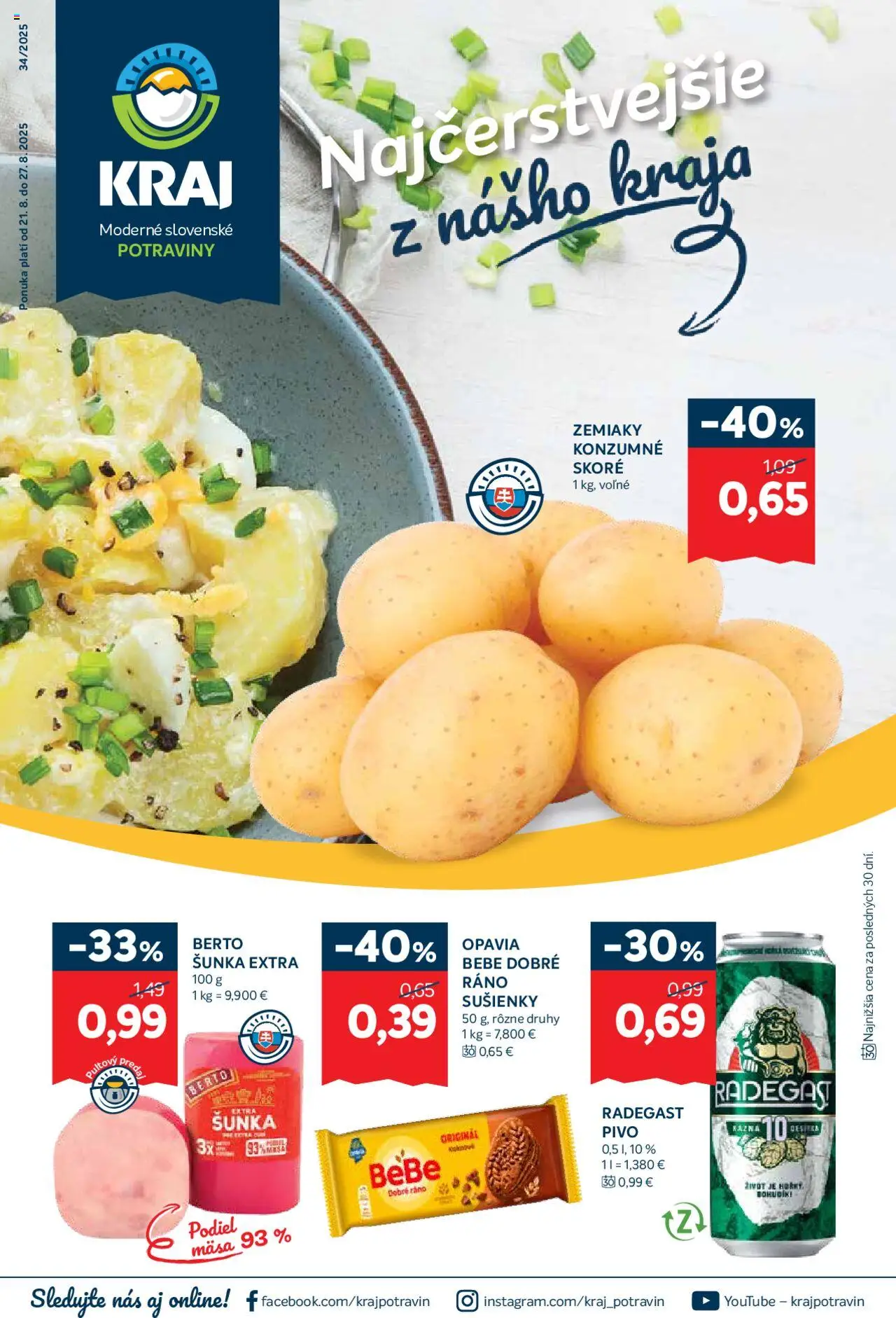 Kraj Leták (21.08. - 27.08.2025) - Akčná ponuka