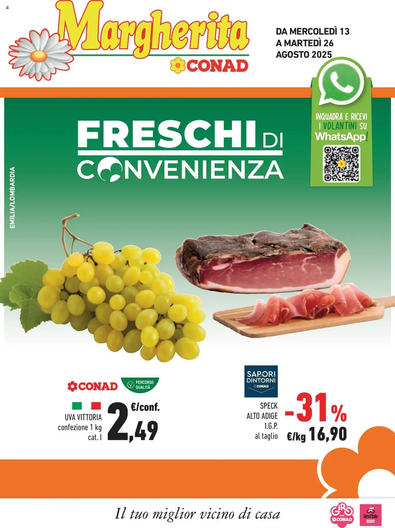 Volantino Conad valido da 13/08/2025 numero di pagina 1